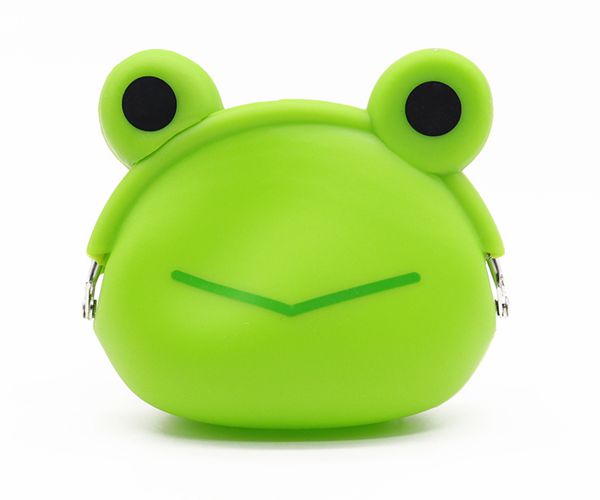 硅膠零錢袋，青蛙硅膠錢包，學生硅膠錢袋